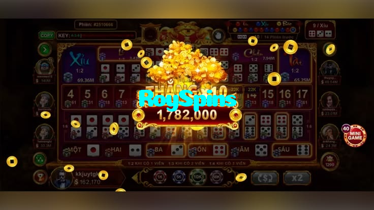 RoySpins casino presented on mobile device in Pakistan with slots and live games